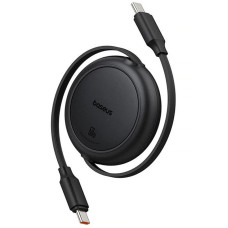 Дата кабель Baseus Free2Pull Mini Retractable Type-C to Type-C 60W (1m) (P10364500) - Cluster Black