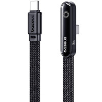 Дата кабель Baseus MVP 3 side plug and stand Type-C to Type-C 100W (2m) (P10382500121) - Cosmic Black