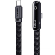 Дата кабель Baseus MVP 3 side plug and stand Type-C to Type-C 100W (2m) (P10382500121) - Cosmic Black