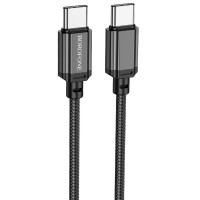 Дата кабель Borofone BX87 Type-C to Type-C 60W (1m) - Black