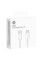 Дата кабель Amaya AD65CC Type-C to Type-C 60W (1m) White - фото