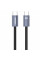 Дата кабель Amaya 61CC Type-C to Type-C 60W (1m) Gray - фото