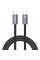 Дата кабель Amaya 62CC Type-C to Type-C 60W (2m) Gray - фото