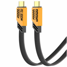 Дата кабель Amaya 33CC Type-C to Type-C 100W (1.2m) Yellow