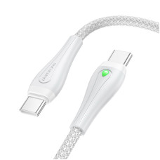 Дата кабель Borofone BX100 Advantage 60W Type-C to Type-C (1m) - Gray