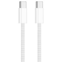 Дата кабель USB-C to USB-C FineWoven for Apple (AAA) (1m) (box) - White