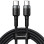 Дата кабель Baseus Cafule Type-C to Type-C PD2.0 100W (2m) (CATKLF-AL) - Gray / Black