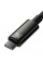 Дата кабель Baseus Tungsten Gold Type-C to Type-C Cable 240W (1m) (CAWJ04000) - Black - фото