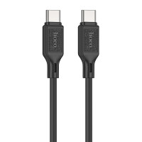 Cavo dati Hoco X90 Cool silicone Type-C to Type-C 60W (1m) - Black