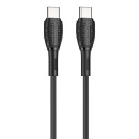 Дата кабель Borofone BX86 Advantage Type-C to Type-C 60W (1m) - Black