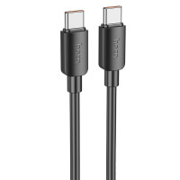 Дата кабель Hoco X96 Hyper Type-C to Type-C 60W (1m) - Black