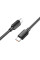 Дата кабель Hoco X96 Hyper Type-C to Type-C 60W (1m) - Black - фото