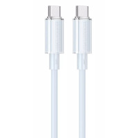 Дата кабель Borofone BX112 Lemon Type-C to Type-C 60W (1m) - Blue