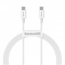 Дата кабель Baseus Superior 2 Fast Charging Type-C to Type-C 100W (1m) (P10365200211-03) - Moon White