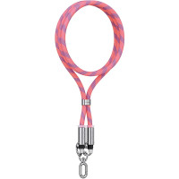 Дата кабель-шнурок Usams US-SJ745 Type-C to Type-C 60W (1.2m) - Pink