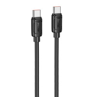 Дата кабель Hoco X115 Surpass Type-C to Type-C 240W (1m) - Black