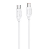 Дата кабель Hoco X115 Surpass Type-C to Type-C 240W (1m) - White