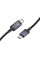Дата кабель Hoco X118 Generous with display Type-C to Type-C 60W (1m) - Black - фото