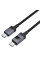 Дата кабель Hoco X118 Generous with display Type-C to Type-C 60W (1m) - Black - фото