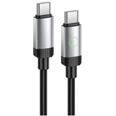 Дата кабель Hoco X117 Star Type-C to Type-C 60W (1m) - Black