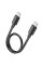 Дата кабель Hoco X96 Hyper Type-C to Type-C 60W (0.25m) - Black - фото