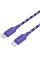 Дата кабель Hoco X116 Meridian Type-C to Type-C 60W (1m) - Gradient Purple Mix - фото