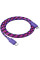 Дата кабель Hoco X116 Meridian Type-C to Type-C 60W (1m) - Gradient Purple Mix - фото