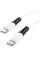 Дата кабель Hoco X82 Silicone Type-C to Type-C 60W (1m) - White - фото
