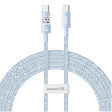 Дата кабель Baseus Gem Fast Charging Type-C to Type-C 100W (1m) (P10373000111) Galaxy Blue