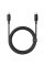 Дата кабель Baseus Silky Series OS Fast Charging Type-C to Type-C 100W (1m) (P10377704) - Cluster Black - фото