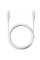Дата кабель Baseus Silky Series OS Fast Charging Type-C to Type-C 100W (1m) (P10377704) - Moon White - фото