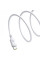 Дата кабель Baseus Silky Series OS Fast Charging Type-C to Type-C 100W (1m) (P10377704) - Moon White - фото