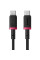 Дата кабель Baseus Dura Series Fast Charging Type-C to Type-C 100W (2m) (P10377803) Red / Black - фото