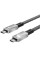 Дата кабель WIWU C078 Type-C to Type-C 100W (1m) - Silver - фото