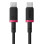 Дата кабель Baseus Dura Series Fast Charging Type-C to Type-C 100W (1m) (P10377803U01) - Red / Black