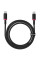 Дата кабель Baseus Dura Series Fast Charging Type-C to Type-C 100W (1m) (P10377803U01) - Red / Black - фото