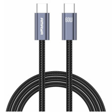 Дата кабель Amaya CC62 Type-C to Type-C 60W (2m) - Gray
