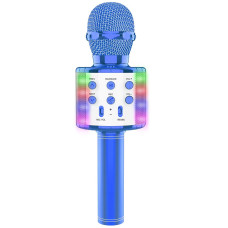 Караоке Микрофон-колонка WS858L - Blue