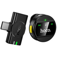 Петличний бездротовий мікрофон Hoco L21 Charm Type-C - Black