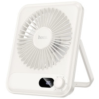 Портативный вентилятор Hoco HX607 handheld folding fan 2000 mAh - White
