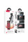Автодержатель Hoco H69 Gamble telescopic на подголовник - Black / Red - фото