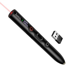 Лазерна указка Hoco GM203 Touch + стілус 180mAh - Black