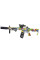 Автомат на гидрогелевых шариках (орбизах) AR15 Alphabet Green - фото