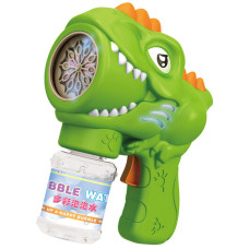 Пистолет с мыльными пузырями H007 Dinosaur + bottle 50ml Green