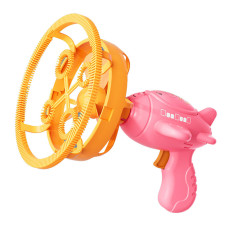 Пистолет для мыльных пузырей H035 Bubble Gun с пропеллером 2in1 + bottle 250ml Pink