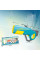 Водный аккумуляторный автомат Water Gun 8002C (600ml) with lithium battery Blue / Yellow - фото
