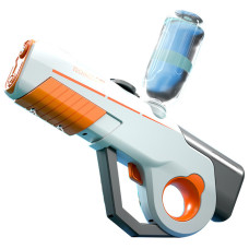 Водный аккумуляторный автомат Water Gun 8002C (600ml) with lithium battery White / Orange