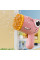 Пистолет для мыльных пузырей Dinosaur Bubble Gun с насадкой на 40 отверстий 50ml Pink - фото