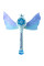 Пистолет с мыльными пузырями SHT 8603 Snow Princess + bottle 130ml Blue - фото