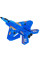 Літак на радіокеруванні SCHE HW32 F22 Fighter Blue - фото